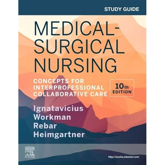 Pre-Owned Study Guide for Medical-Surgical Nursing: Concepts for Interprofessional Collaborative Care (Paperback) 0323681476 9780323681476