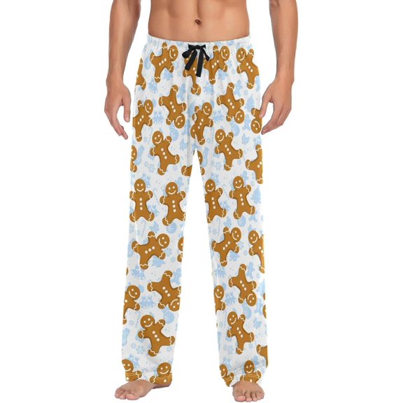 GZHJMY Christmas Pajama Pants for Men, Lounge Pants Lightweight Men Pajama Bottoms with Drawstring Pockets, Christmas New Year Birthday Gifts, X-Large
