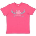 thumbnail image 3 of Inktastic Big Brother, Deer Antlers, Arrow - Blue Gray Youth T-Shirt, 3 of 5