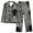 Dark Gray, variant on Ladies' Pantsuit And Pajama Set Pajamas Teens Sleepwear Ladies Womens Long Sleeve Pajama Set Juniors Pajamas Pajamas Set Women Sleepwear Tops for Women Cute Pajama for Women Pajamas Juniors Night