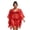 Red, variant on LMLYSoH Women's Solid Color Beach Shawl Cover, Multiple Purposes Simple Style Chiffon Beach Towel