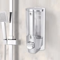 thumbnail image 2 of Dispensador de jabón y champú para baño de pared de 350 ml, 2 unidades de 350 ml, bomba de loción líquida, 2 of 9