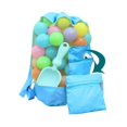 thumbnail image 3 of Bolsa de playa grande de malla, duradera, con cordón ajustable, para guardar juguetes de piscina y natación, ideal para mantenerla alejada de la arena y el agua. No incluye juguete., 3 of 5
