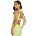 thumbnail image 5 of Sporti Active Coral Bloom High Neck Crop Bikini Top, 5 of 6