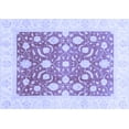 thumbnail image 1 of Ahgly Company Machine Washable Indoor Rectangle Abstract Blue Modern Area Rugs, 4' x 6', 1 of 4
