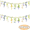 Style1, variant on Flower Banner 2Pack Reusable Spring PVC Wildflower Flower Garland for Garden,Wedding,Baby Shower,Tea Party Decorations Style1