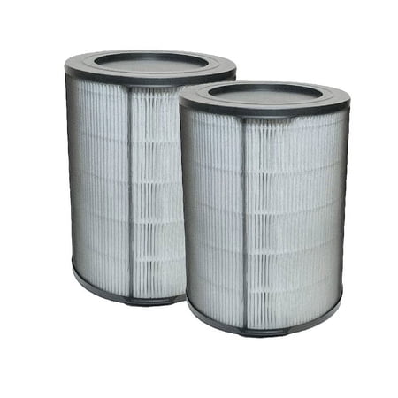 Nispira NK100, NK105, QS HEPA Activated Carbon Filter N Replacement For Winix Air Purifier 112180, 2 Packs