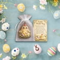 thumbnail image 2 of Beautynvta Easter Pocket Hug Gift, Acrylic Colorful Egg Animal Figurines with Inspirational Message Card and Organza Bags, for Employee Appreciation Coworker Friend Family Gifts, 2 of 6