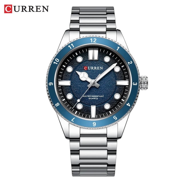 RELOJ CURREN KRED9602 PLATEADO