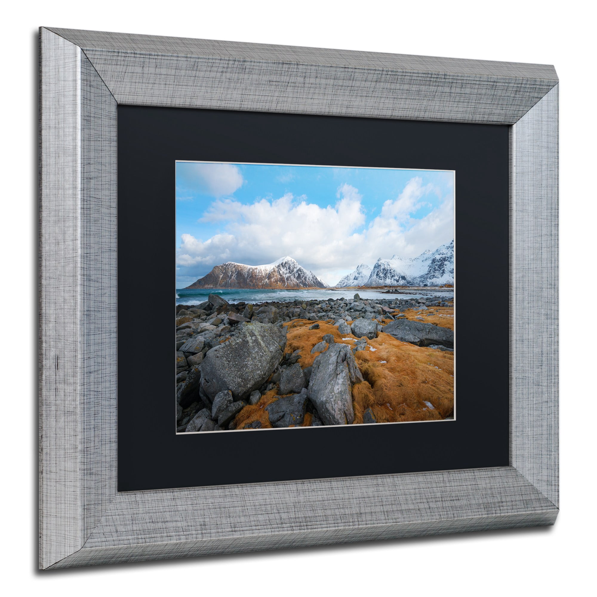 Trademark Fine Art "Get Back My Tomorrow" Canvas Art by Philippe Sainte-Laudy, Black Matte, Silver Frame