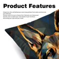 thumbnail image 2 of Shepherd Dog Set - Decorative Pillows Covers, Velvet Throw Pillow Cases with Unique Patterns for Home Decor, 16x16, 18x18, 20x20 Inches, 2 Pack - Great for Various Occasions., 2 of 6