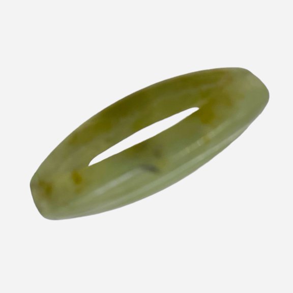 1 Stunning Hand Carved Serpentine Centerpiece Bead 8350