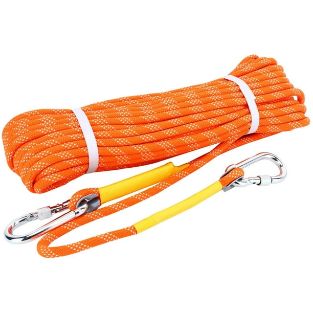 Outdoor Climbing Safety Rope 10mm 96ft High Tenacity Accessories