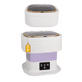 thumbnail image 2 of Mini Lavadora Portatil Plegable Con Luz Antibacterial 11.5 L, Morada Blanco, 2 of 4