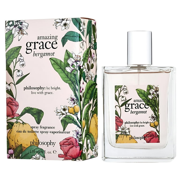 Amazing Grace Bergamot Eau De Toilette Spray By Philosophy - 4 oz Amazing Grace Bergamot Eau De Toilette Spray By Philosophy - 4 oz
