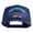 Navy, variant on USS Nevada BB 36 Blue Patched Solid Cotton Twill 5 Panel Prostyle Snap Cap - Black OSFM