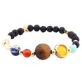 thumbnail image 3 of 2x Pulsera Del Solar 8 Planetas Galaxy Pulsera Decoración Accesorios de Ropa Niñas Mujeres Pulsera de Cuentas de Piedra Braz 2 piezas, 3 of 8