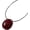 Claret, variant on Elegant Oval Pendant Long Rope Necklace Adjustable Sweater Chain for Women 47.24inch Black