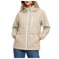 thumbnail image 2 of Maplenight Women's Waterproof Rain Jacket Hooded Lightweight Windbreaker Packable Windproof Outdoor Hiking Coat with Pockets, 2 of 5