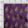 thumbnail image 1 of oneOone Polyester Lycra Fabric Leaves|Swirl & Floral Block Print Fabric By Yard 56 Inch Wide, 1 of 4