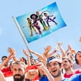 thumbnail image 4 of Supa Team Bandera impresa con temática, regalo perfecto para fanáticos, amigos y familiares, y adecuada para actividades al aire libre e interiores, decoraciones de fiesta. 90 cm × 150 cm., 4 of 6