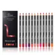 thumbnail image 1 of Delineador de labios resistente al agua, lápiz labial hidratante de larga duración, lápiz labial mate Nude, bolígrafos de maquillaje profesional, 12 unidades por juego, 1 of 4