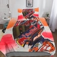 thumbnail image 3 of Motogp Duvet Cover Motorcycle Pattern Printed Bedding Duvet Cover with Zipper Closure,Soft Microfiber Motocross Bedding Set, 3 of 4