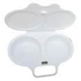 thumbnail image 5 of OULII Portable Egg Maker with Fine Plastic Material for Microwave Use and Easy Cleaning White Supports Dishwasher, 5 of 8