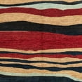 thumbnail image 1 of Ahgly Company Indoor Square Abstract Tiger Orange Brown Area Rugs, 5' Square, 1 of 6
