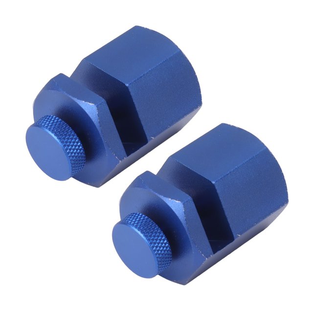 2PCS Stair Guages Knobs Aluminium Alloy Stair Stringer Layout Tool for Framing Square Carpentry Rafter Blue