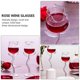 thumbnail image 2 of 1pc Creative Rose Flower Wine Glasses Party Dinner Festival Red Wine Glasses, 2 of 4