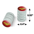 thumbnail image 4 of Wonder Woman Classic Logo Motorcycle Bicycle Bike Tire Rim Wheel Aluminum Valve Stem Caps, 4 of 6
