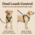 thumbnail image 5 of BUVUB Dog Harness - No Pull Adjustable Pet Vest with Reflective Strips Easy Control Handle and Breathable Mesh for Small Medium and Large Dogs - Small,Green, 5 of 7