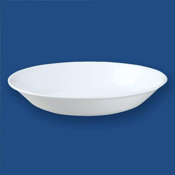 Corelle Winter Frost White 20 oz Glass Pasta Bowl, 20oz White Round Pasta Bowl