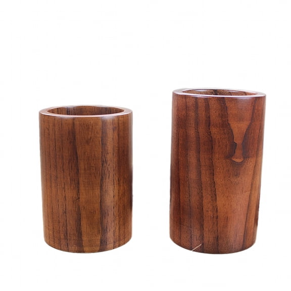 ACDANC Countertop Wooden Organizer Utensil Holder Tongs Racks Utensils Kitchen Teak