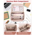 thumbnail image 3 of Bolsa Rolling Teacher Marscamd con compartimento para portátil de 15,6 pulgadas, rosa, 3 of 7