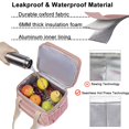 thumbnail image 2 of Bolsa de almuerzo Weitars con doble compartimento, a prueba de fugas, 15 L, rosa, 2 of 8