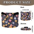 thumbnail image 2 of Haosy Cartoon Flowers and Dots Golf Mallet Putter Cover Strong Magnetic Leather Golf Club Headcover Closure, 2 of 7