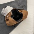 thumbnail image 5 of Moontgen Crescent Bag for Women with Inner Pocket Hobo Bag Zipper Handbag for Work(brown), 5 of 9