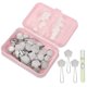 thumbnail image 1 of Uxcell 16 Pcs Pines para Funda de Edredón para Sostener el Edredón por Dentro, Clips para Edredón con Material de Tela Suave para Cojines de Edredón, Cortinas, Gris (Estrella), 1 of 6