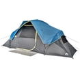 thumbnail image 1 of Ozark Trail, 8-Person Dome Tent, Rain Fly, Easy to Assemble Fiberglass Poles. Blue Color, Ideal for Family Camping, 16lbs., 1 of 7