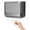 Gray, variant on Interhasa Wall-Mounted Paper Holder & Dispenser, Black, 1 Pack with Installation Accessories