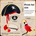 thumbnail image 3 of Set de accesorios para disfraz de pirata D-Fokes Kids, 3 unidades, 3 of 8