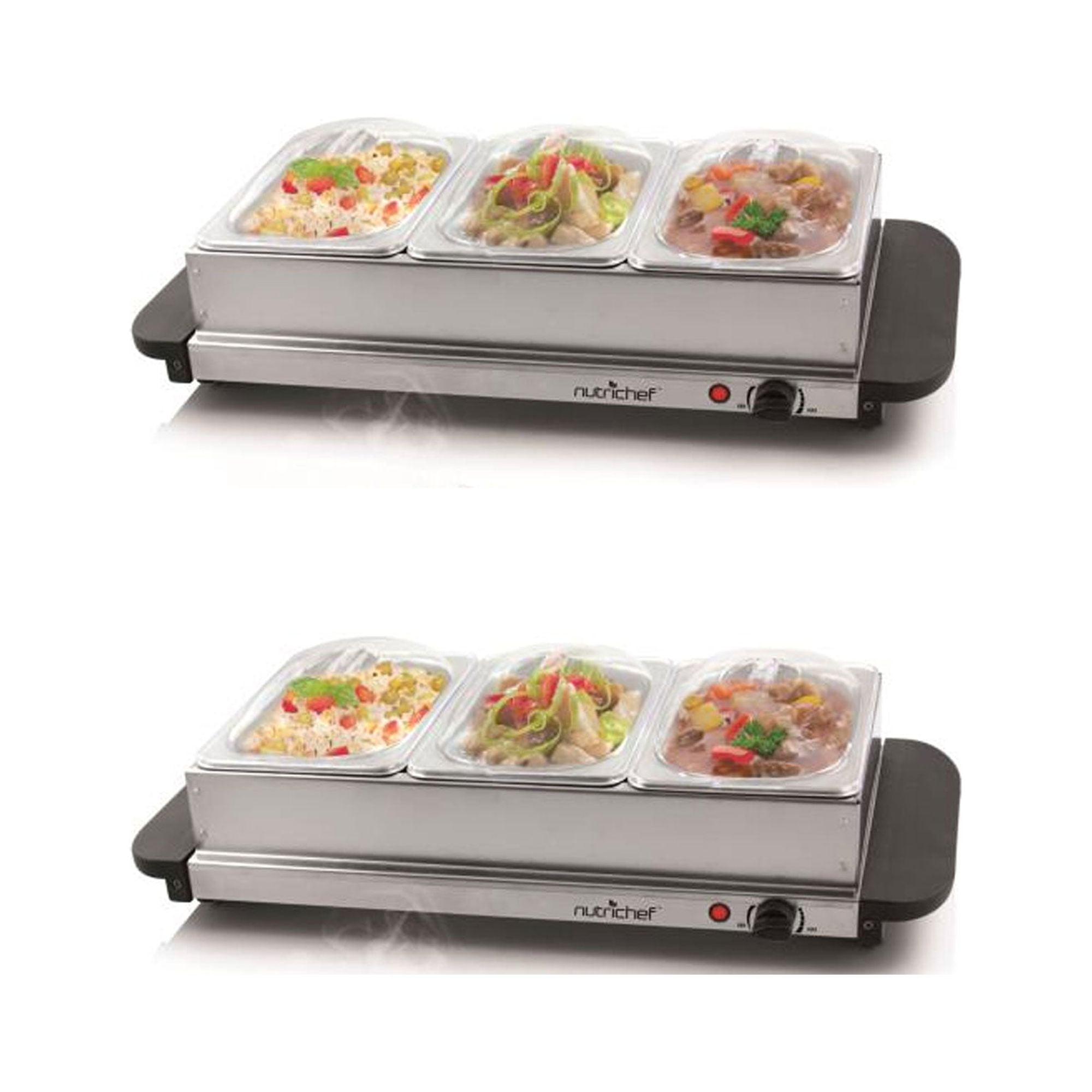 GaRcan Buffet Servers and Heaters - Food Heaters for Party Buffets,  Stainless Steel Hot Pot Buffet Sets, Hot Plate Buffet Sets, Food Heaters  for