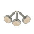 thumbnail image 1 of Brass Instrument Replacement Parts 3pcs Euphonium Valve Finger Button Brass Nickel Plated Replacement Part, 1 of 3