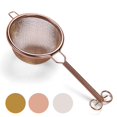 thumbnail image 2 of Stainless Steel Strainer Mesh Water Scoop Tools Double-layer Filter Sifter Colander Sieve Drinking Beverage, 2 of 10