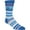 Blue/White/Red, variant on Calvin Klein Men's Striped Casual Crew Socks Pink Size 7-12