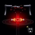 thumbnail image 4 of Luz trasera para bicicleta, intermitentes para bicicleta con intermitentes y bocina, 4 of 5