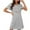 Gray, variant on Zorckvet Womens Heart Print Nightgowns Valentine's Day Soft Sleepshirts Casual Plus Size Short Sleeve Comfy Nightshirts for Women