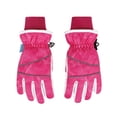 thumbnail image 3 of Thinsulate Lined and Waterproof Kids Ski Glove, Star Pink, S, 3 of 4